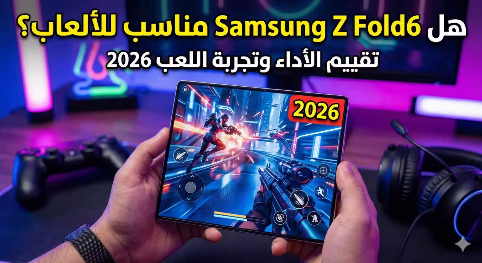 تقييم أداء وتجربة اللعب على Samsung Galaxy Z Fold6 في الألعاب خلال عام 2026