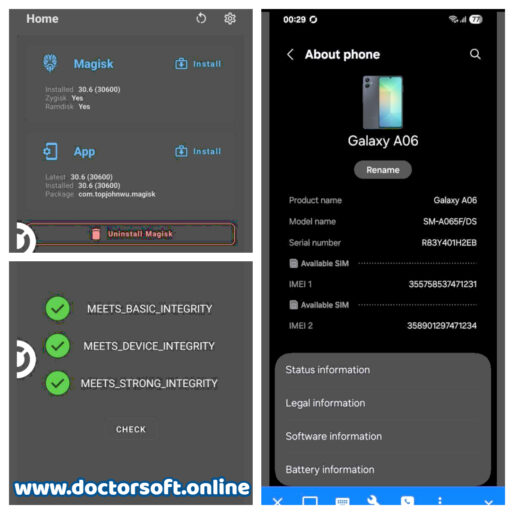 Samsung A06 SM-A065F/DS Unlock Bootloader & Root